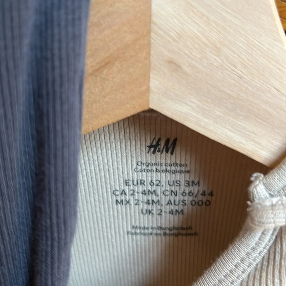 H&M long-sleeved baby bodysuits